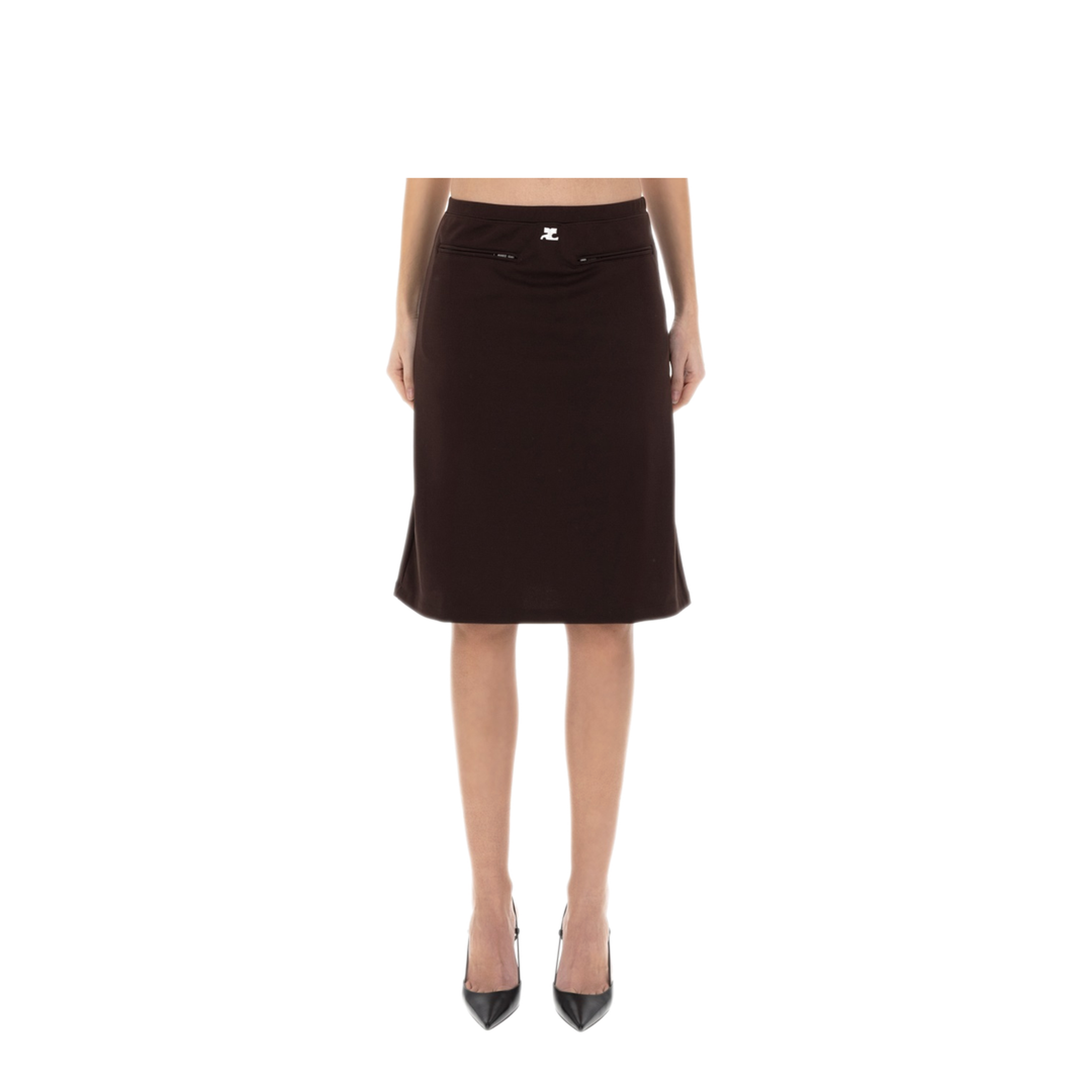 MAYFEYR - Courreges - Midi Skirt With Logo - 325JJU296JS02501983