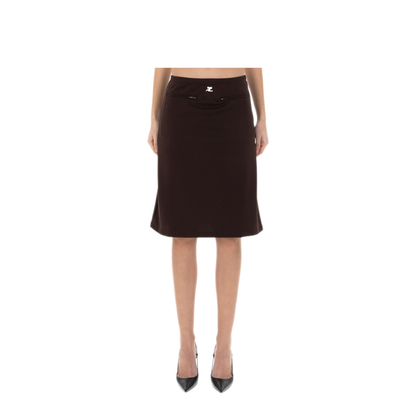 MAYFEYR - Courreges - Midi Skirt With Logo - 325JJU296JS02501983