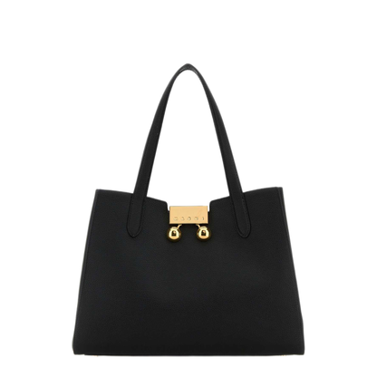 MAYFEYR - Marni - Black Leather Trunkaroo Shoulder Bag - BMMP0150U0P818500N99