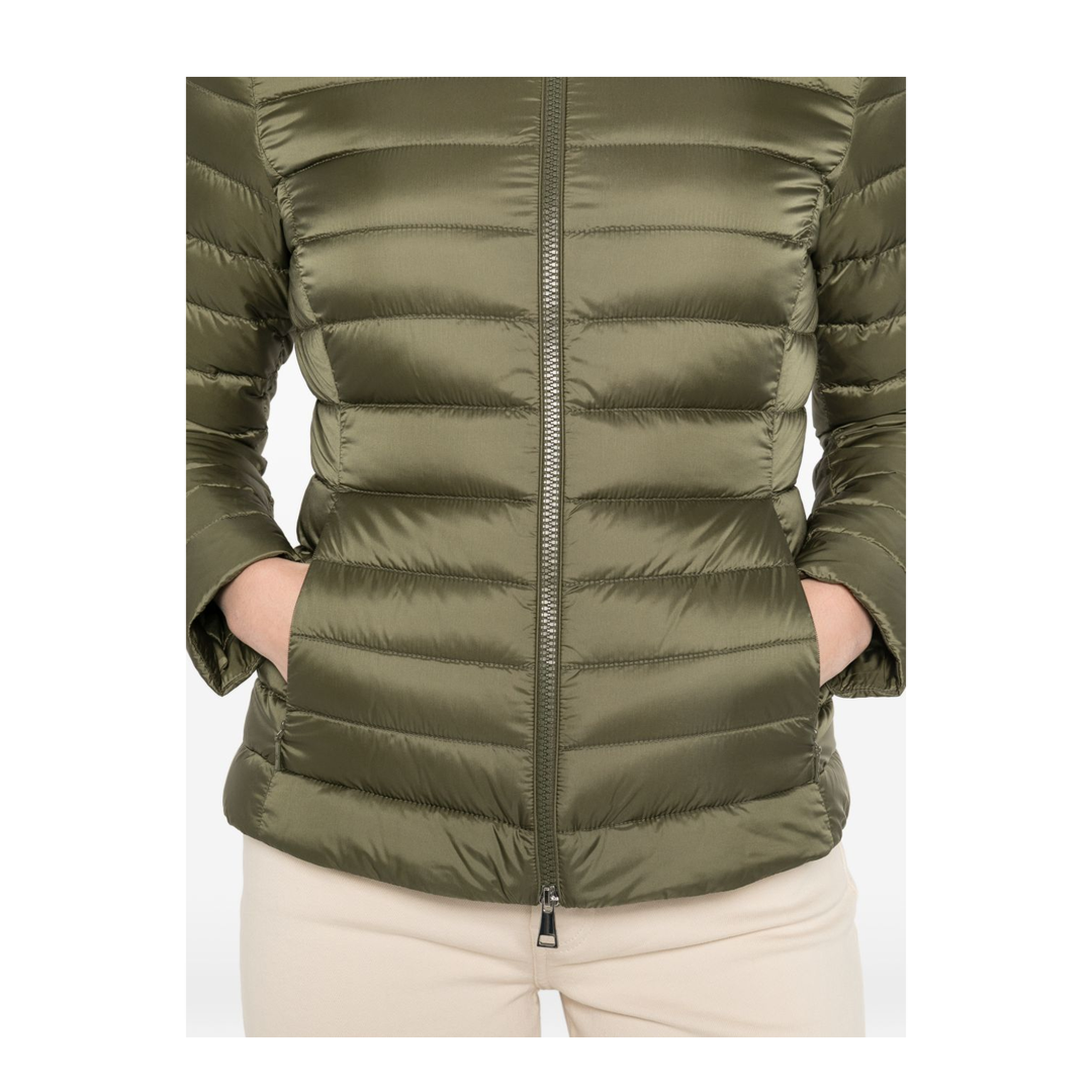 MAYFEYR - Moncler - Olive Green Nylon Genet Down Jacket - L10931C00002597YG825