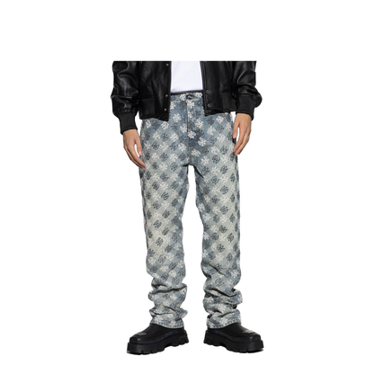 Jeans with finishing