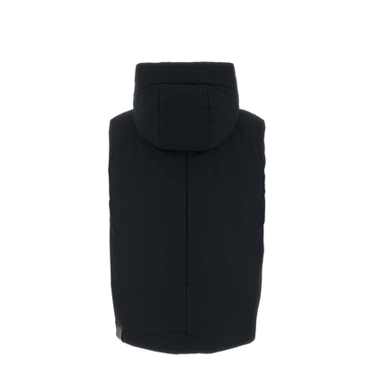 Black Polyester Down Jacket