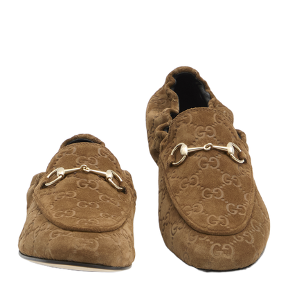 Jordaan Loafer in Brown GG Suede