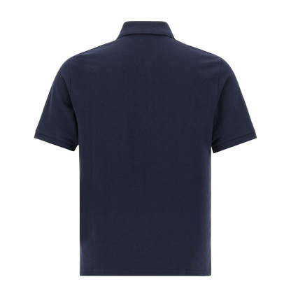 Blue Piqué Cassandre Polo Shirt