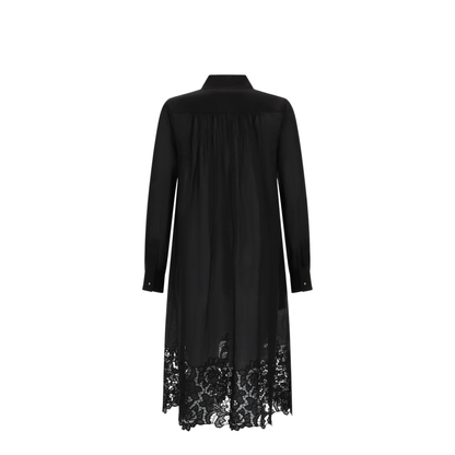 Embroidered Shirt Dress