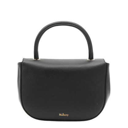 Amberley Small Supple Smooth Leather Top Handle Bag - Black