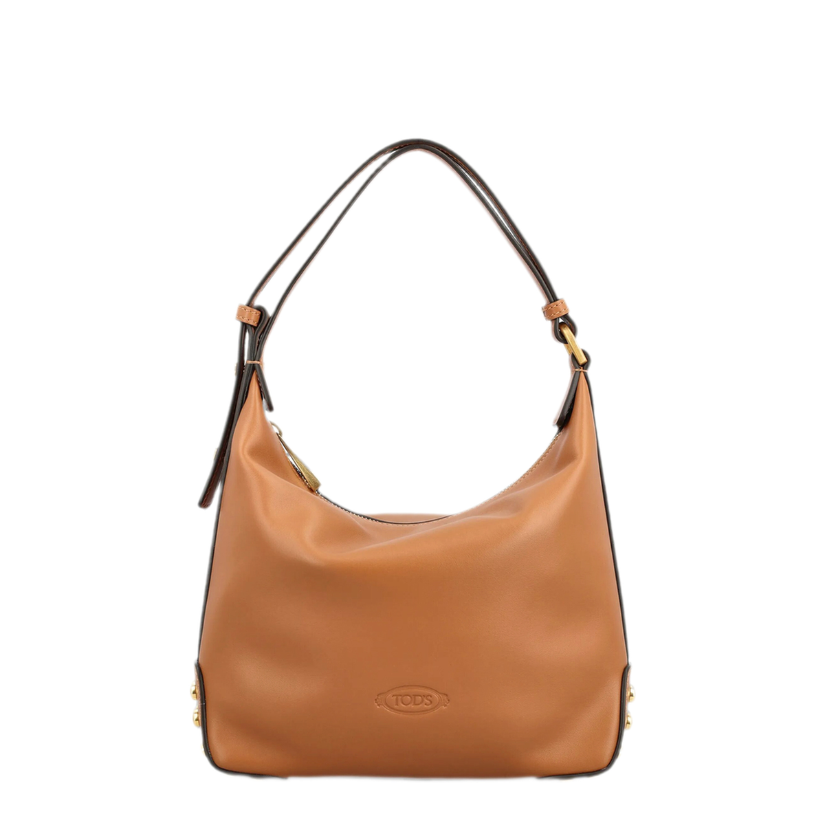 Calfskin Shoulder Bag - Brown