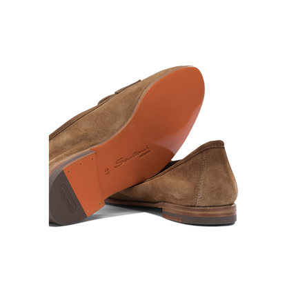 MAYFEYR - Santoni - Carla Suede Loafers - WUNY71031SA4SAEAC40C40