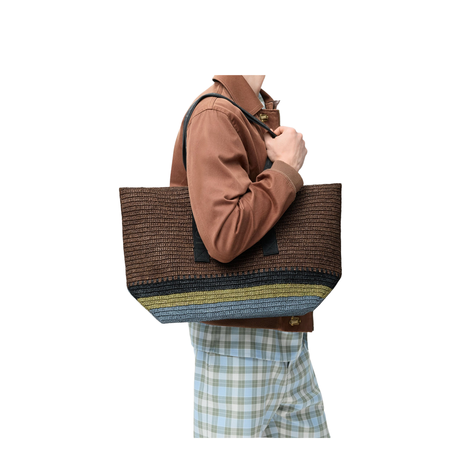 Fold Rafia Tote Bag