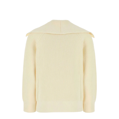MAYFEYR - Bottega Veneta - Knot Buttons Ribbed Wool Cardigan - 829580V59X0