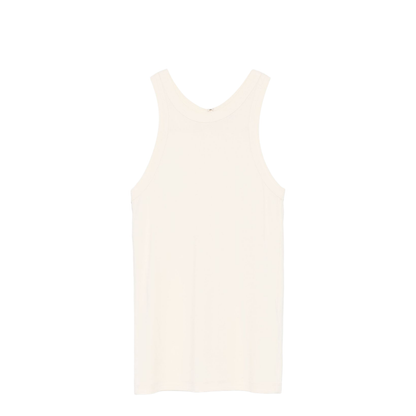 Beige American-Style Tank Top