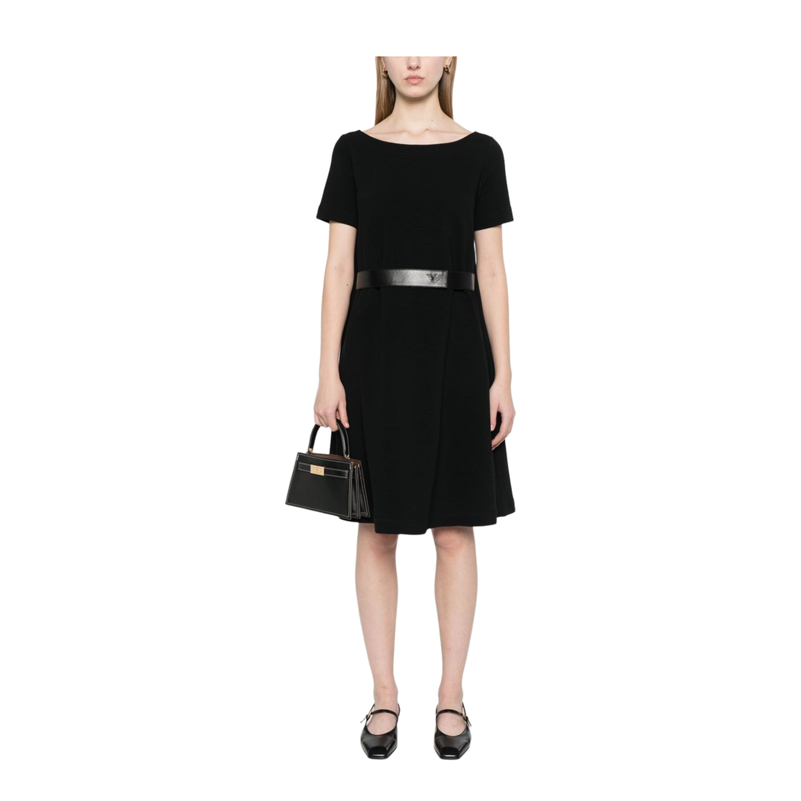 Black Belted Dress