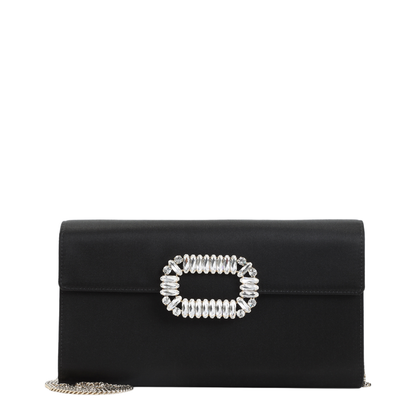 MAYFEYR - Roger Vivier - Envelope Flap Sexy Choc Buckle Clutch - RBWAMCD0200RS0