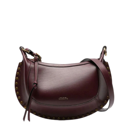 MAYFEYR - Isabel Marant - Oskan Moon Studded Shoulder Bag - PP0003FAA1C01M