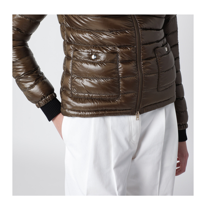 Military Green Ultralight Nylon Bomber Jacket