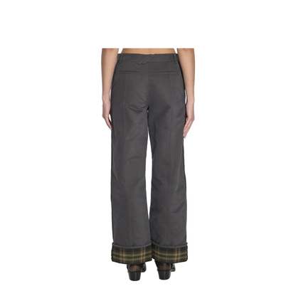 Trousers in Cotton and Nylon