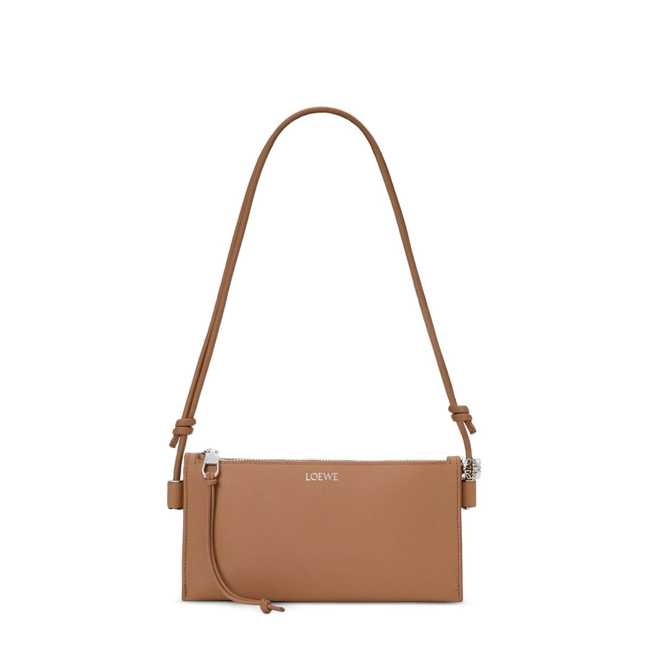 Joya Pouch In Nappa Calfskin - Mocha