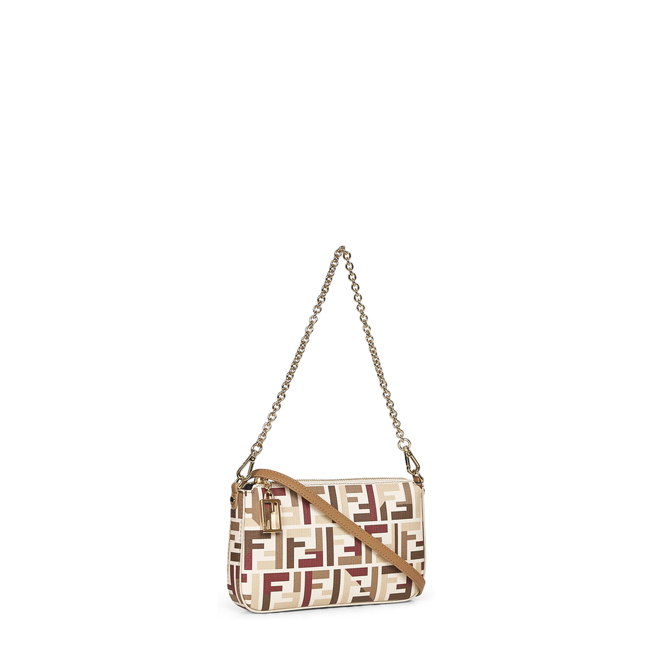 Baguette Ff fabric Pouch - Multicolour