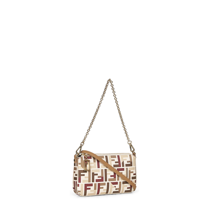 Baguette Ff fabric Pouch - Multicolour