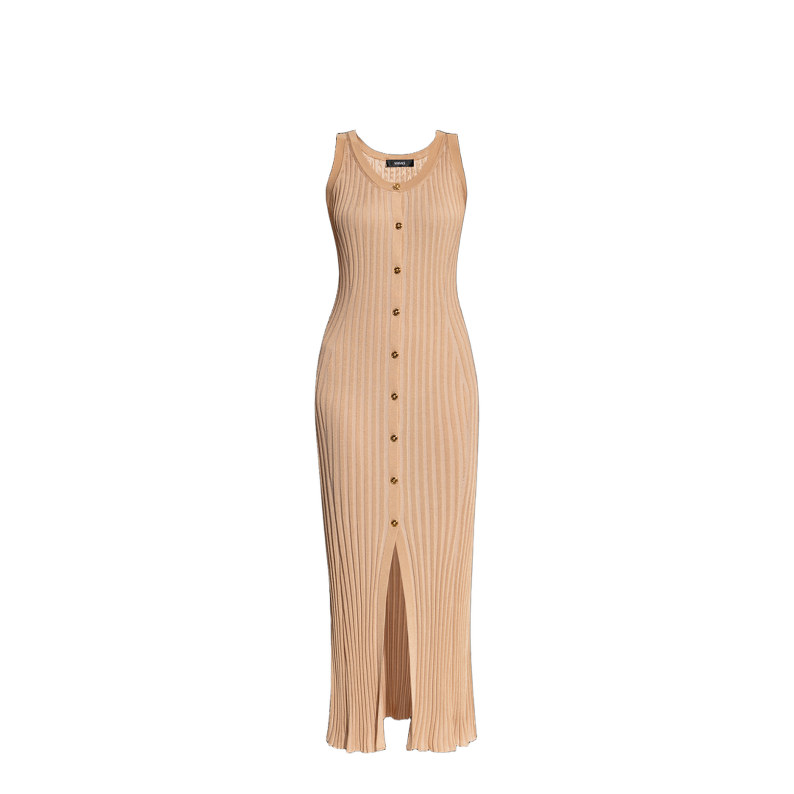 Ribbed Sleeveless Dress
