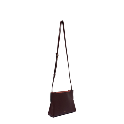 Day Flat Pochette Bag in Burgundy