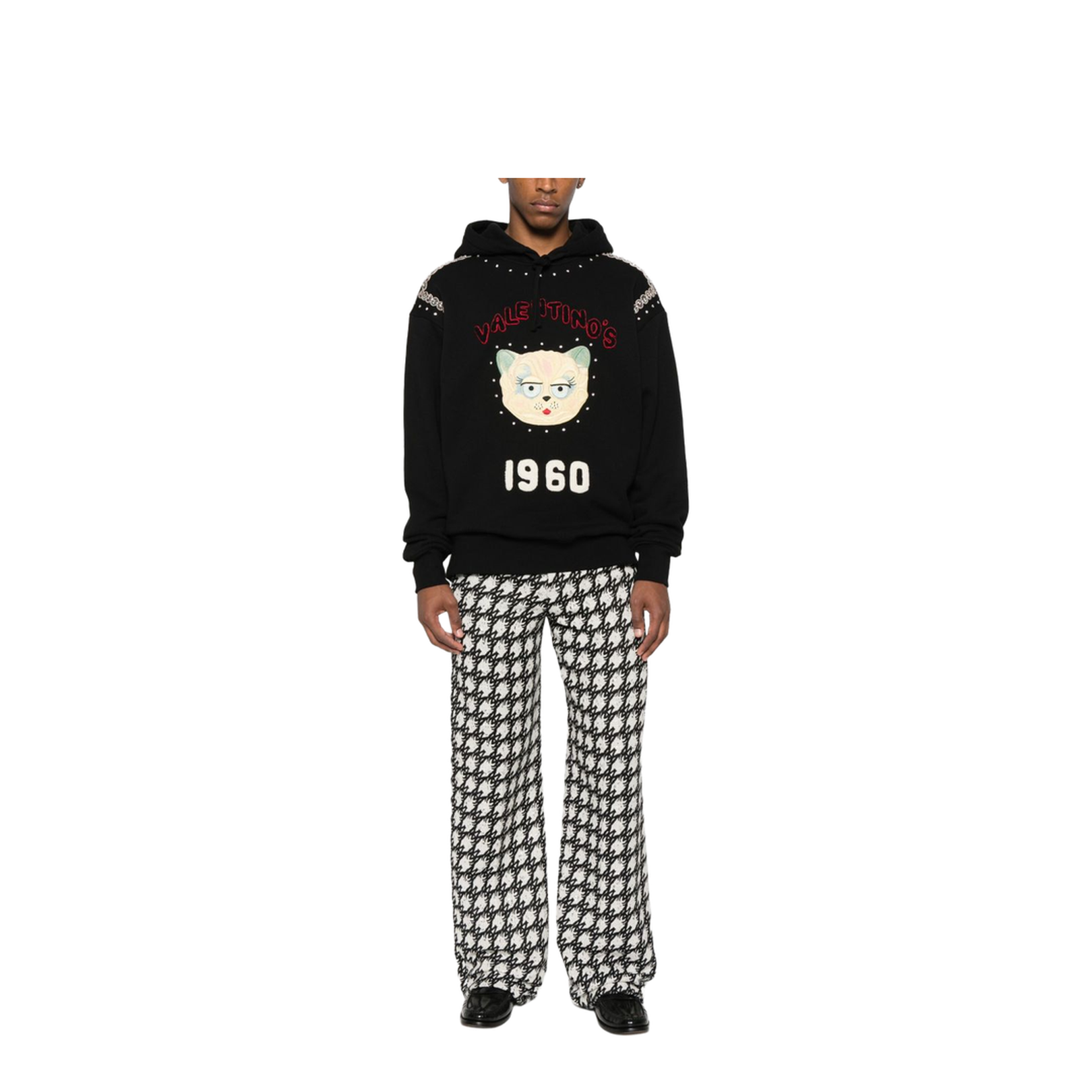 Embroidered Cotton Hoodie