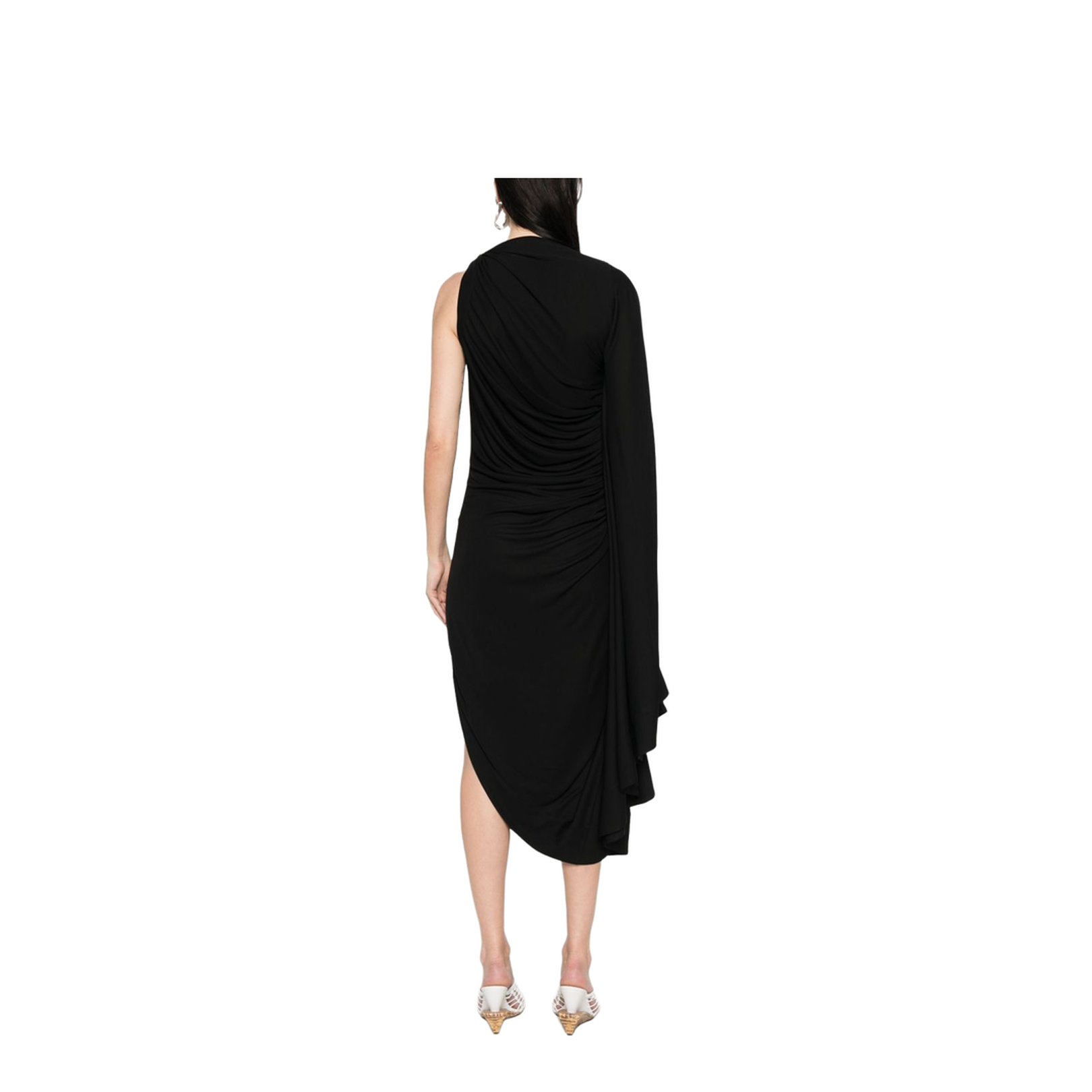 Viscose Jersey Draped Dress