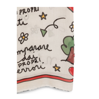MAYFEYR - Faliero Sarti - To Be Happy Printed Stole - 22093100