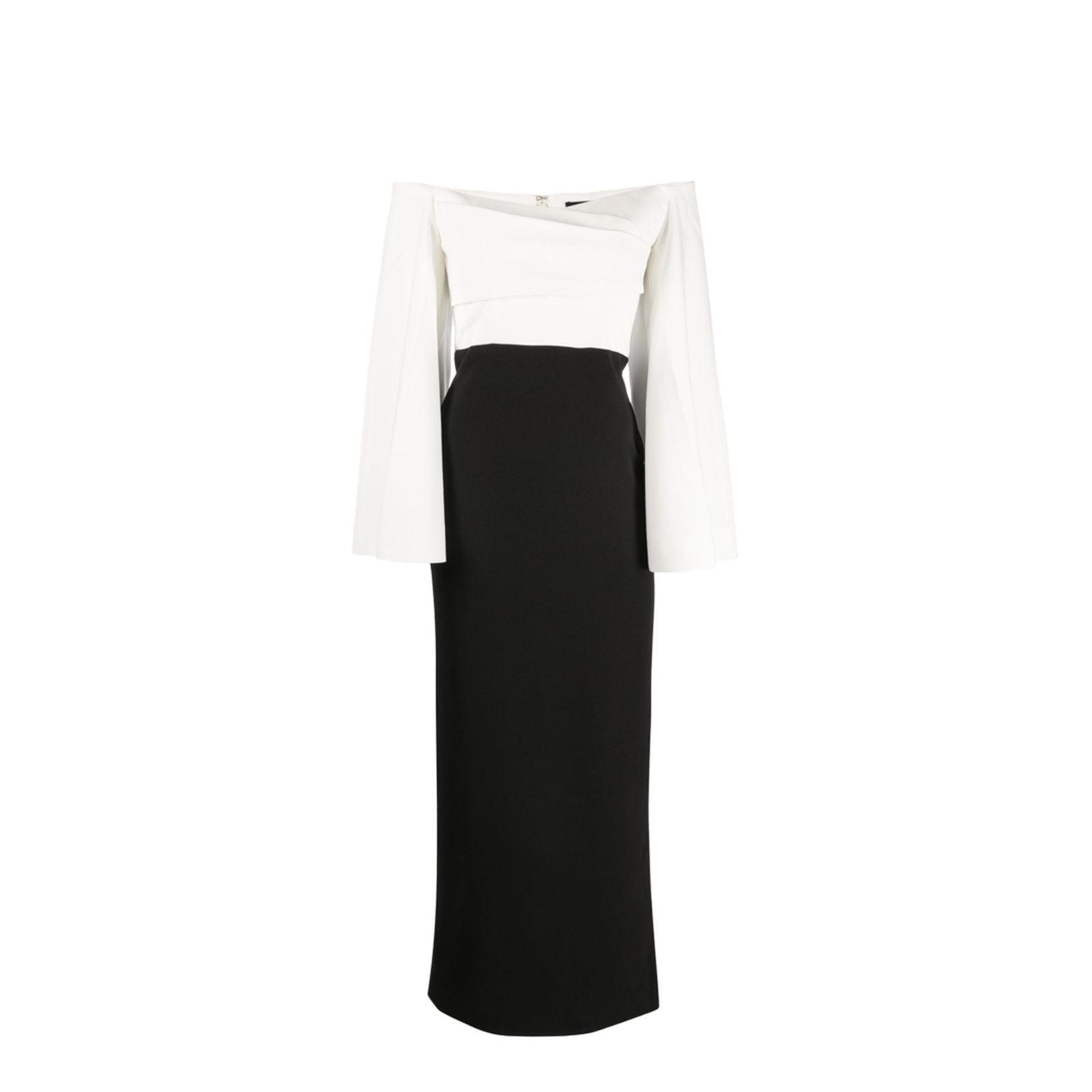 Eliana Wide-Sleeve Maxi Dress