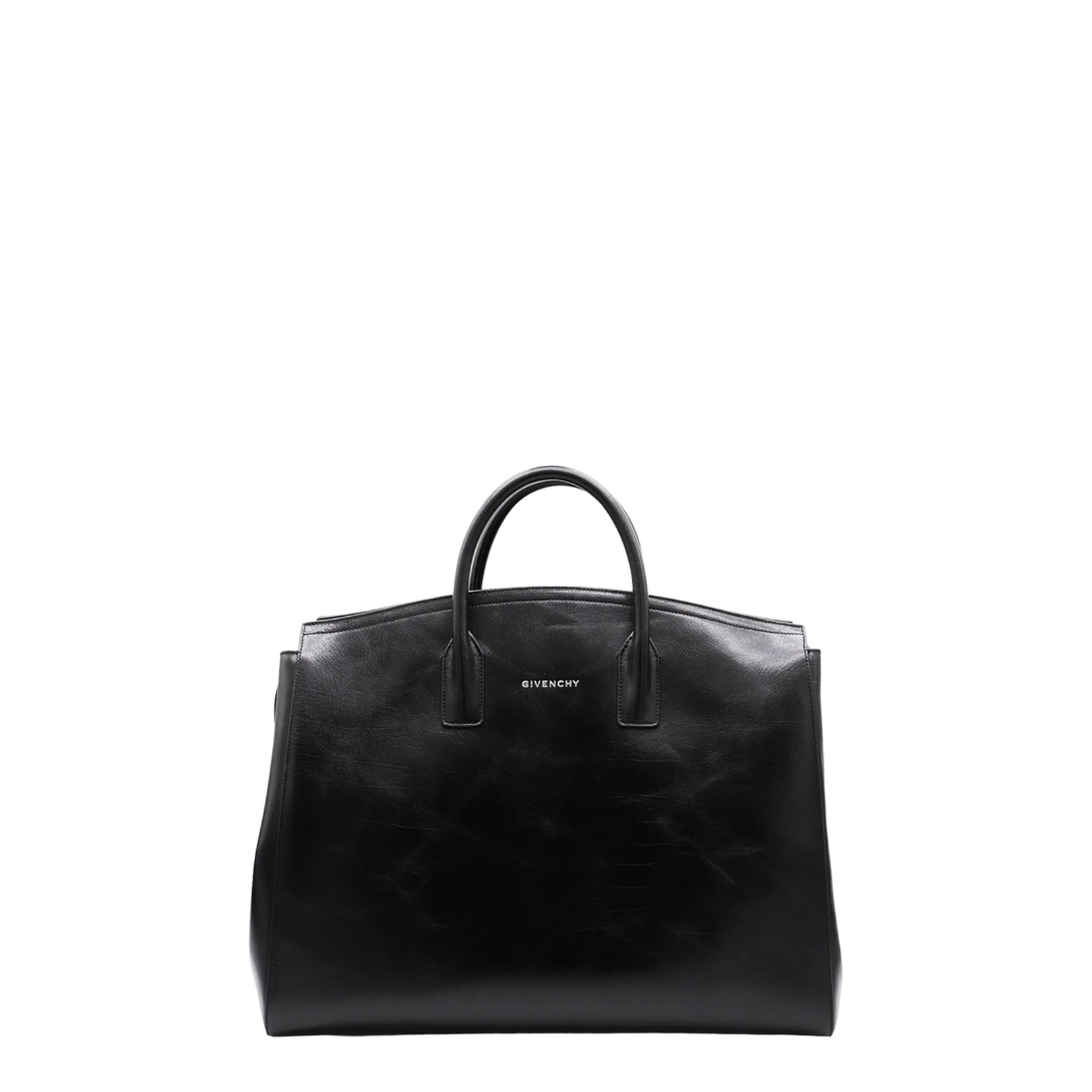 Black Leather Travel Bag