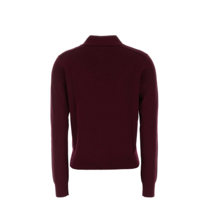MAYFEYR - Burberry - Grape Wool Polo Shirt - 8132451C6630