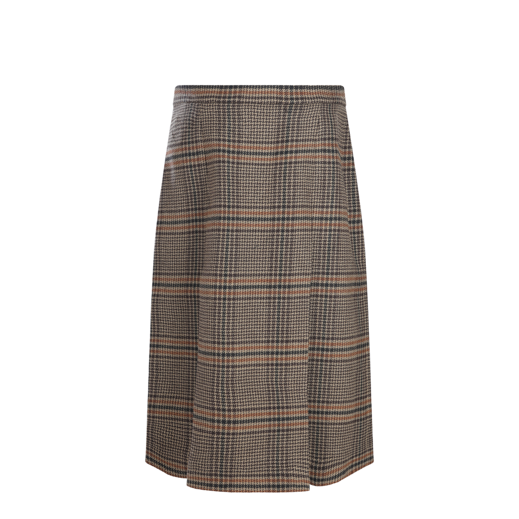 Wool and Cashmere Midi Skirt