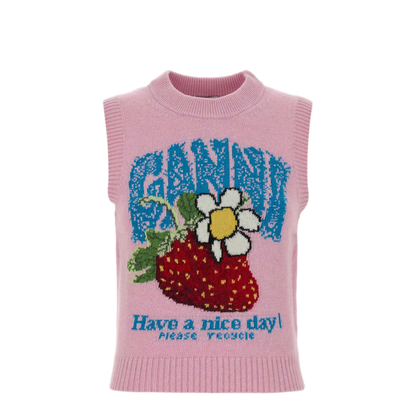 MAYFEYR - Ganni - Graphic Wool Vest - A1180011868