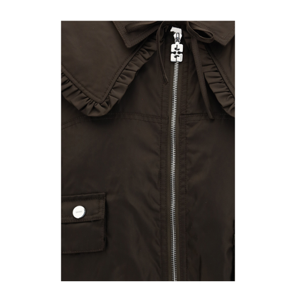 MAYFEYR - Ganni - Duchesse Nylon Bomber Jacket - A1010046