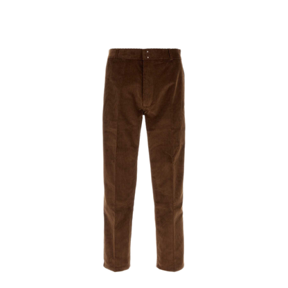MAYFEYR - AMI - Brown Corduroy Trousers - HTR925CO00892221