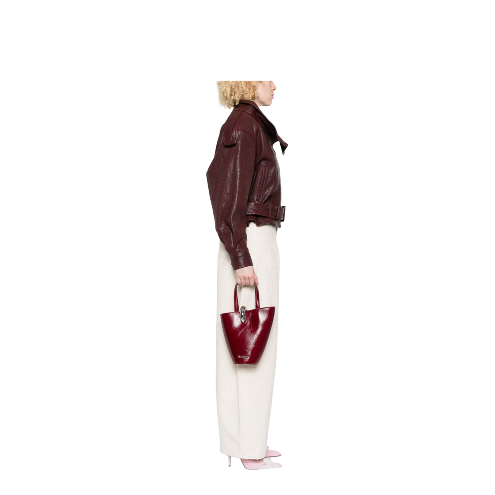 Small Asymmetric Bucket Bag