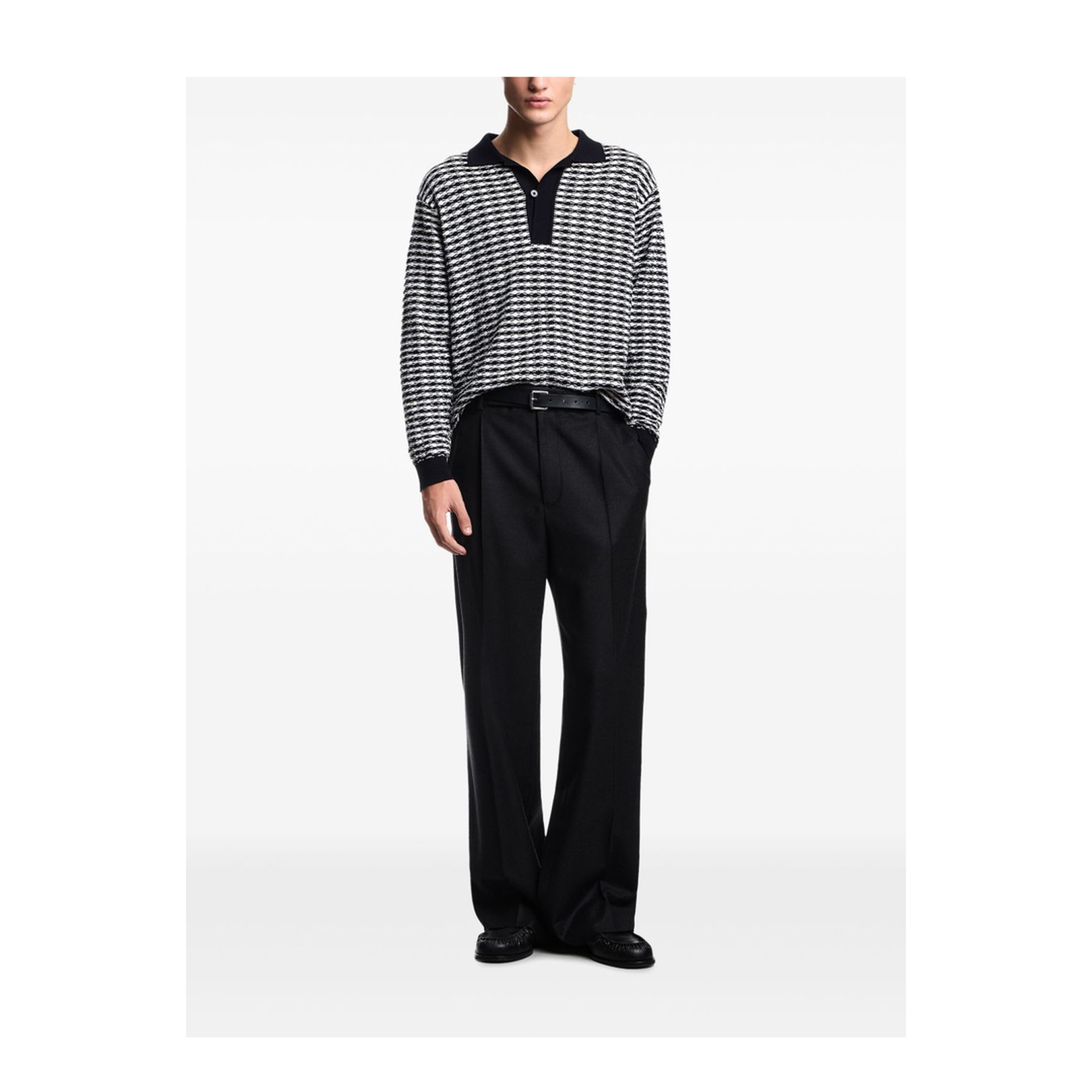 Wool V-Necked Sweater