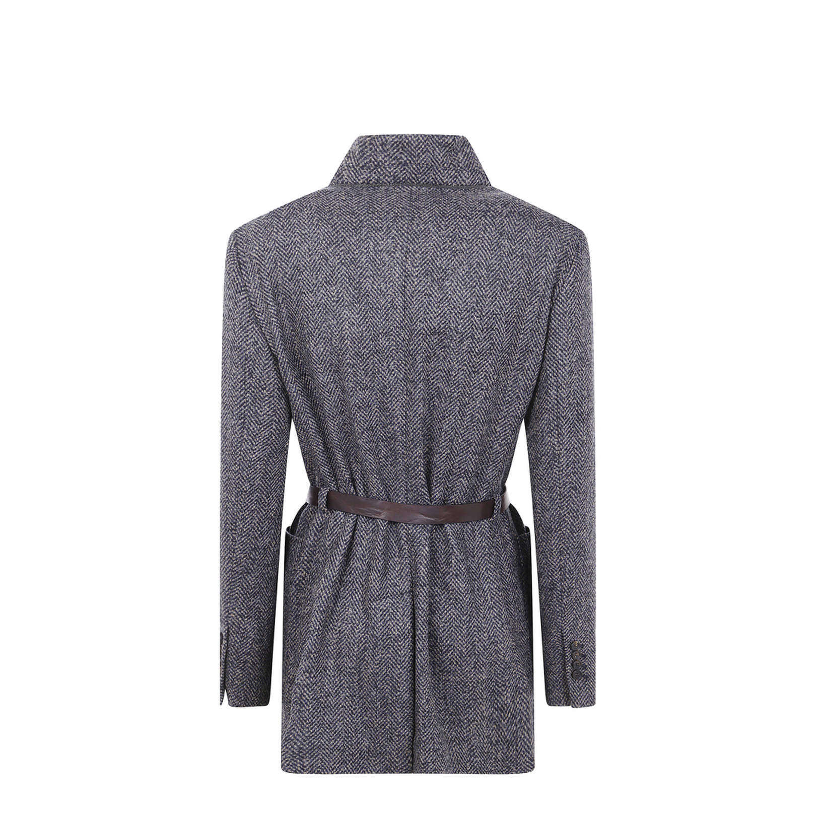 Wool Blazer Jacket - Blue