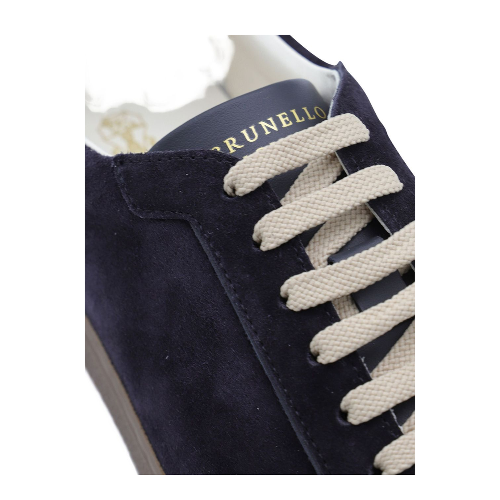 Leather-Trimmed Suede Sneakers