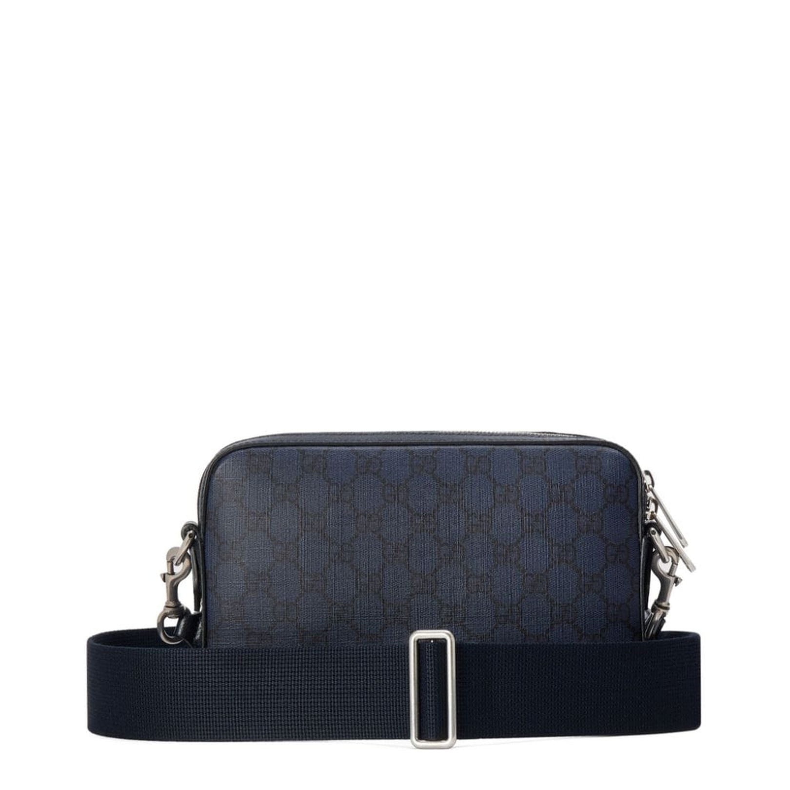 Ophidia Small Nylon Crossbody Bag - Navy Blue