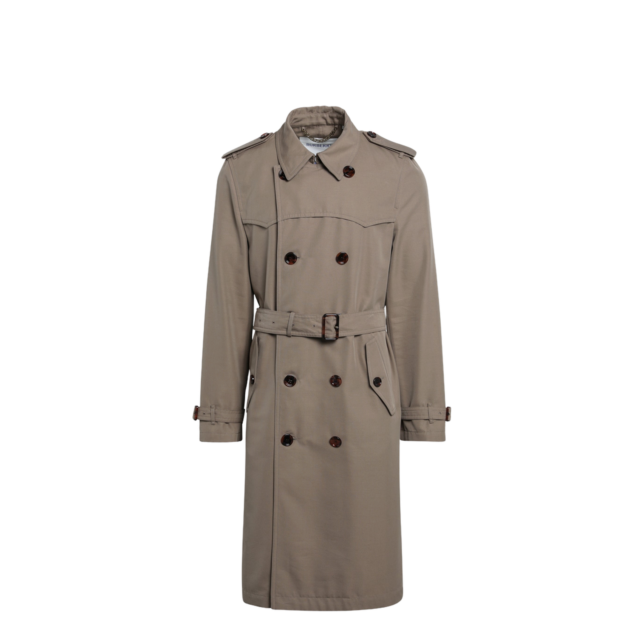 Short Foxfield Trench Coat In Cotton And Silk