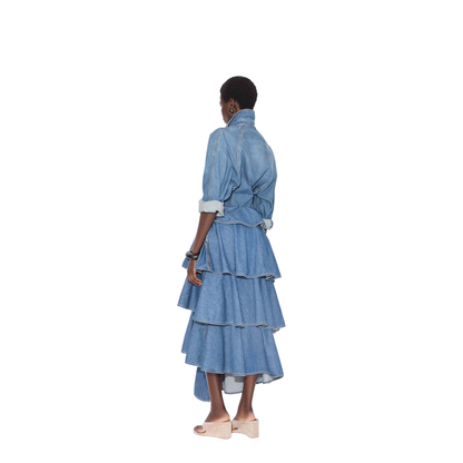 MAYFEYR - Alaia - Round Denim Shirt - AA9C0988D004B