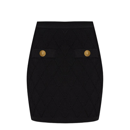 MAYFEYR - Balmain - Skirts Black - HF1LB015KK200PA