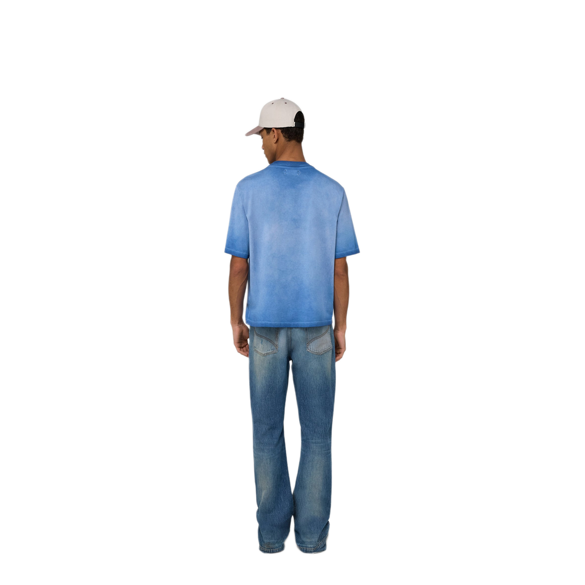 Slash Flared Distressed Jeans