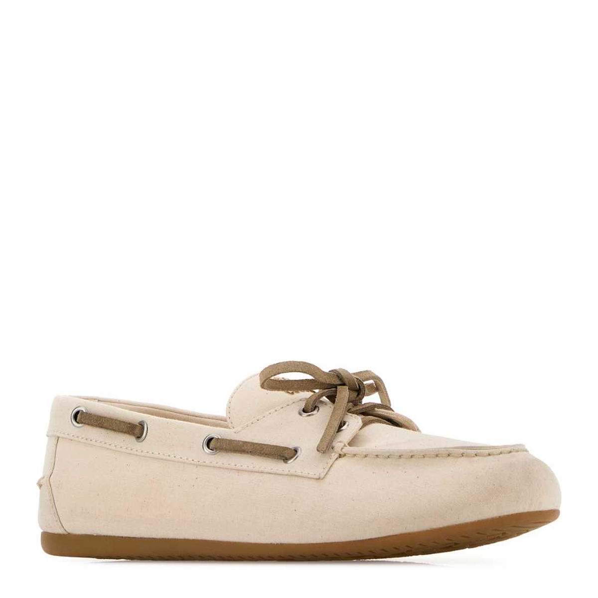 MAYFEYR - Miu Miu - Ivory Canvas Loafers - 5D687EF005BVCF0379