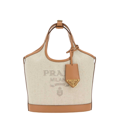 Sand Canvas Handbag