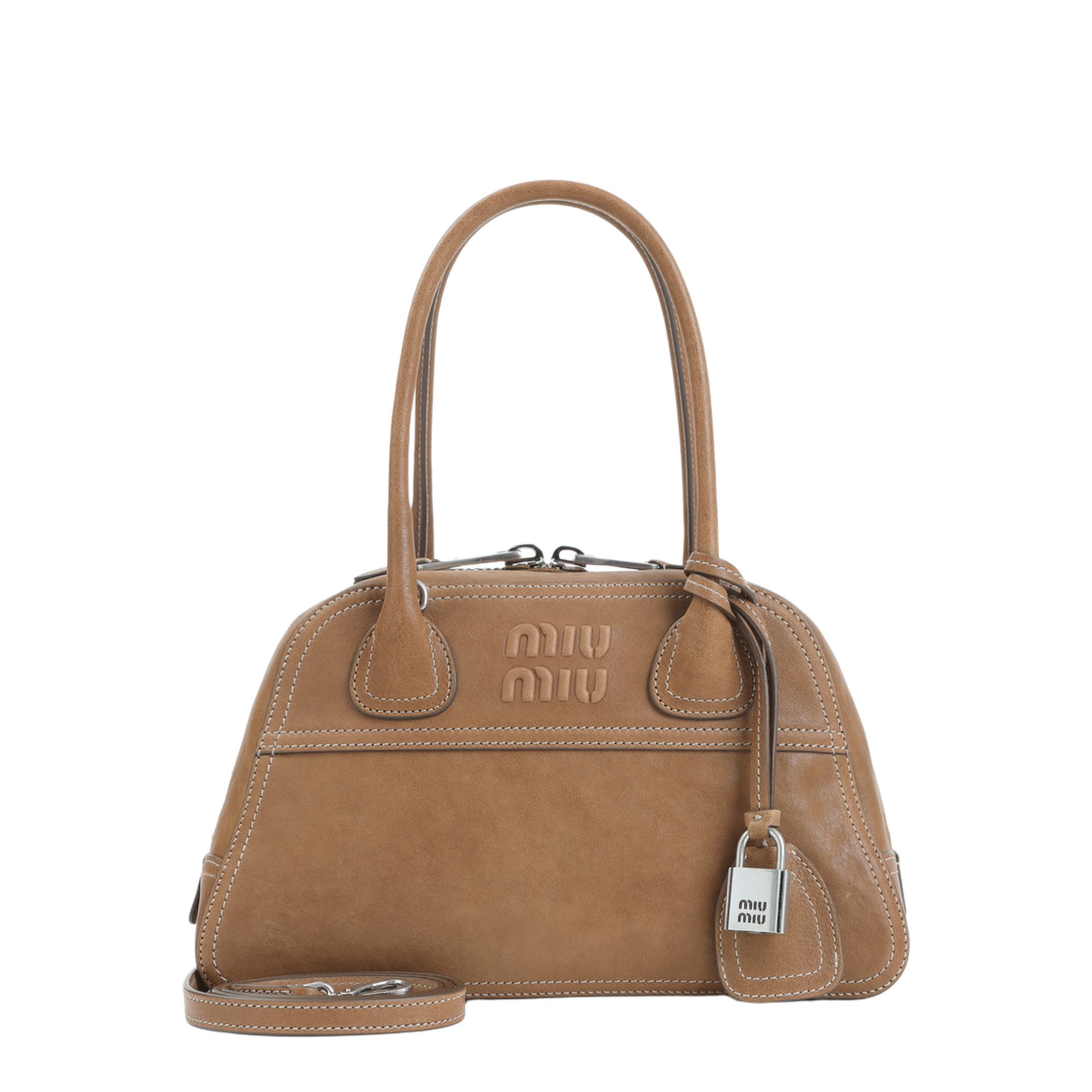 MAYFEYR - Miu Miu - Vivian Nappa Shoulder Bag - 5BB200VOOO2BBL