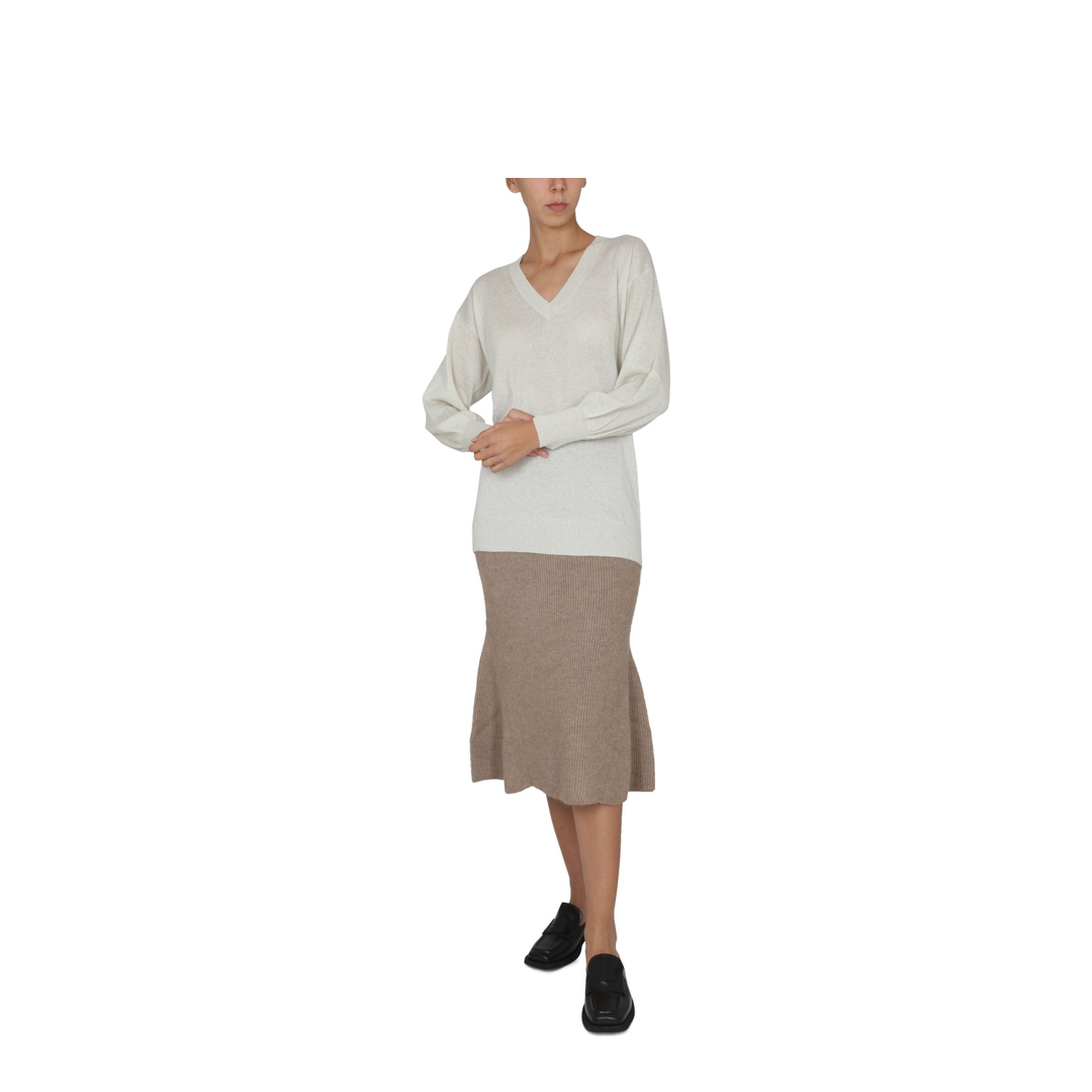 MAYFEYR - Fabiana Filippi - V Neck Jersey - MAD222W058H037VR1