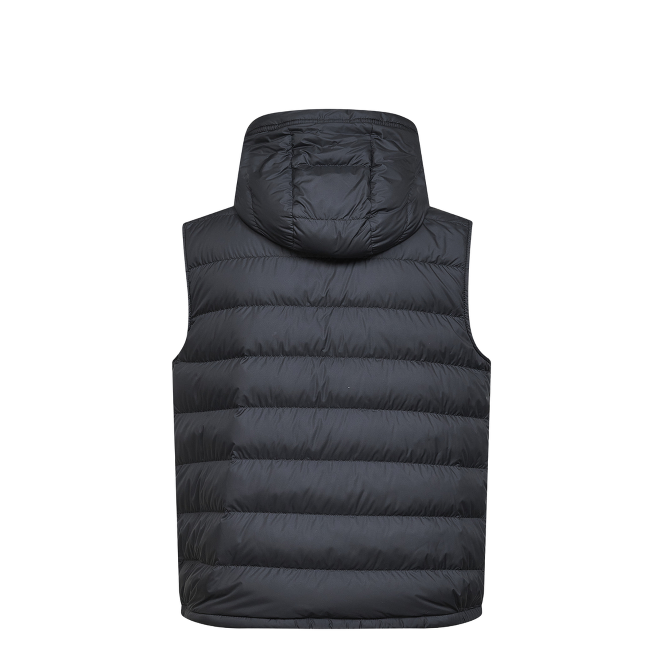 Black Marseillan Hooded Down Gilet