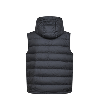 Black Marseillan Hooded Down Gilet